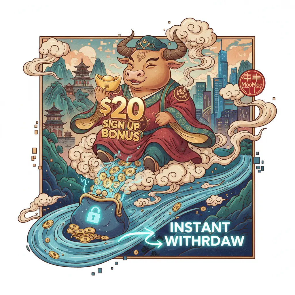 $20 sign up bonus instant withdraw - MooMoo